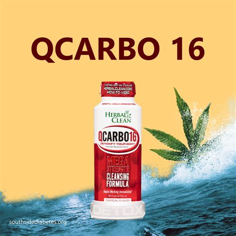 Qcarbo16 Best Detox Drink To Pass A Drug Test Southside Diabetes Improving Diabetes Care