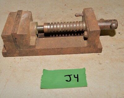 Quality Vintage Machinist Drill Mill Press Vise Collectible Tool Jaw