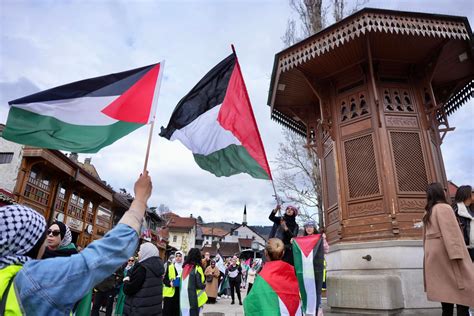 U Sarajevu Odr An Skup I Mirna Etnja U Znak Podr Ke Palestinskom