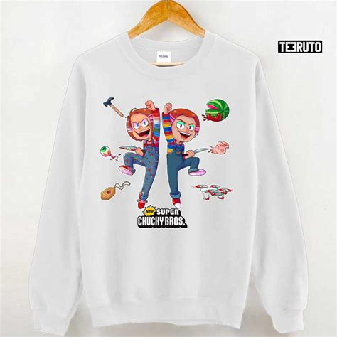 Super Chucky Bros Super Mario Bros Unisex T Shirt Teeruto