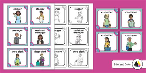 Clothing Store Dramatic Play Badges Teacher Made Twinkl