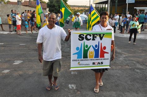 Desfile 7 de setembro do Serviço de Convivência e Fortalecimento de