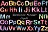 Letters Alphabet Rainbow Colors Watercolor Clipart