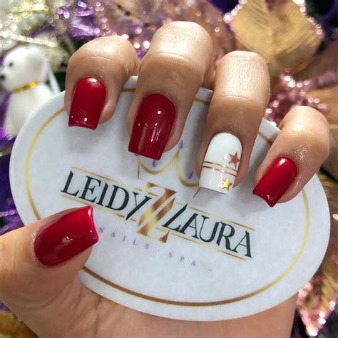 Leidy Laura Nails Spa on Instagram Uñas acrílicas Rojo que nunca