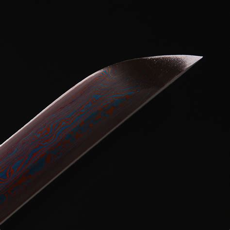 Tachi Sword Japanese Tachi Odachi Sword With Damascus Steel With Blue