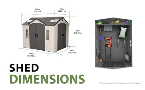 Lifetime 60001 Outdoor Storage Shed 10 By 8 Feet Patio