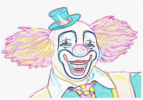 Clown Drawing Circus Art - Clown Sketch - Free Transparent PNG Download ...