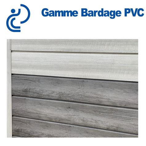 Lame Bardage Premium Ch Ne Gris Pvc Cellulaire Longueur M Tres