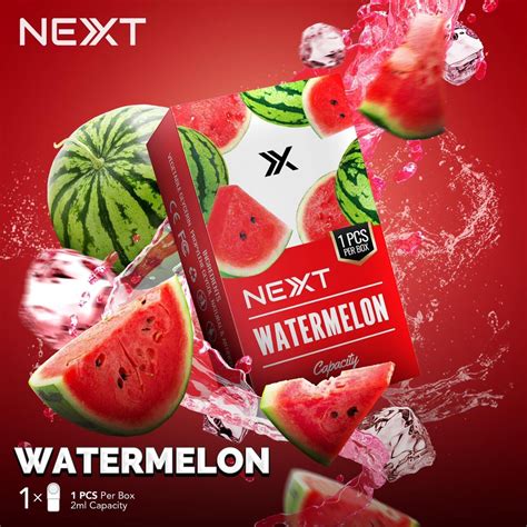 NEXT POD Watermelon Pod Head E Liquid Nic 3 2ml แท หวพอด