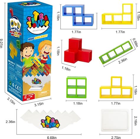 Juego De Bloques De Equilibrio De Torre Tetra Juegos De Mesa Para