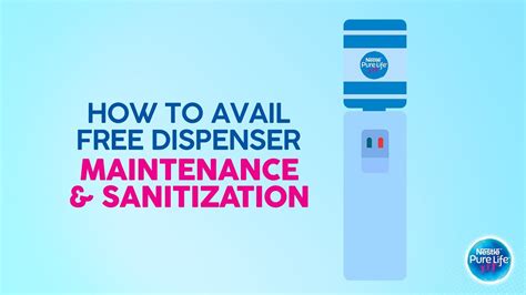 Nestl Pure Life How To Avail A Free Dispenser Maintenance