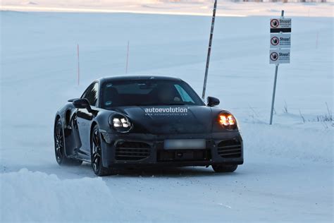 2025 Porsche 911 Convertible Turbo Spied With Minimal Camouflage