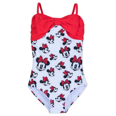 Minnie Mouse Swimsuit For Girls Minnie Mouse Swimsuit Disney Girls