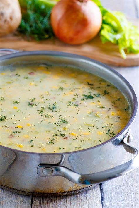 Hearty Potato Corn Chowder The Weary Chef