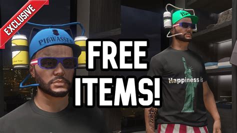 Gta Free Items This Week Beer Hats Statue Of Happiness Top Youtube