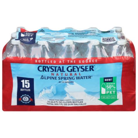 Crystal Geyser Alpine Spring Water Natural Smart And Final