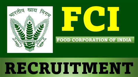 FCI Recruitment