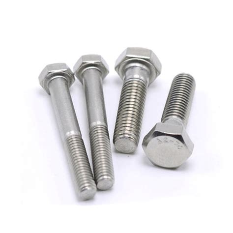 China Fasteners DIN ASTM BS Stainless Steel Hexagon Head Bolts On