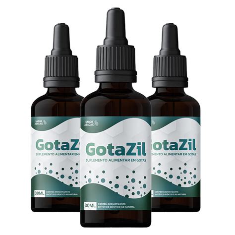 Gotazil Suplemento Natural Para Refluxo Azia E Gastrite 3 Frascos