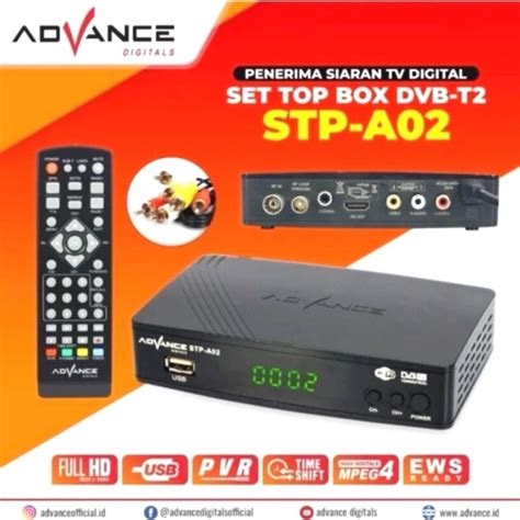 Jual Advance Set Top Box Stb Dvb T Model Stp A Penerima Siaran Tv