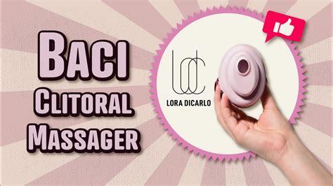 Lora DiCarlo Baci Robotic Air Pulsation Oral Sex Clitoral Stimulator