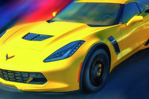 Yellow Z06 Supercharged Photograph by Larry Helms - Fine Art America