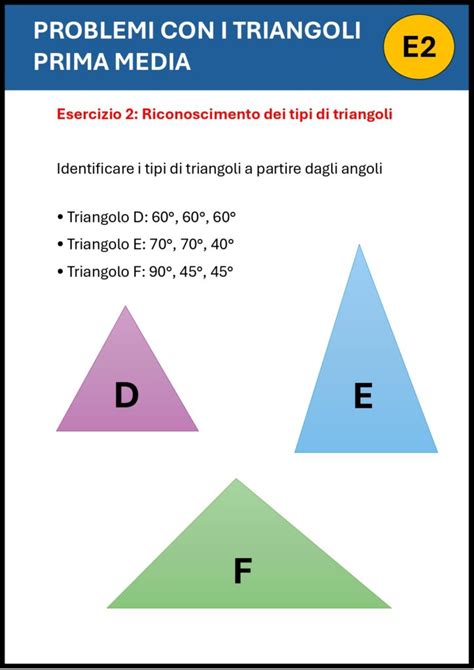 Problemi Con I Triangoli Prima Media