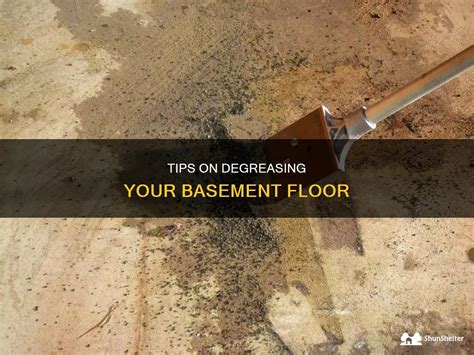 Tips On Degreasing Your Basement Floor Shunshelter