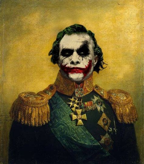 Original General The Joker Portrait Art 100 Hand Painted Oil Etsy