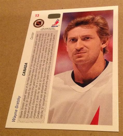 Wayne Gretzky 1991 92 Upper Deck Card 13 Nm Mt Ebay