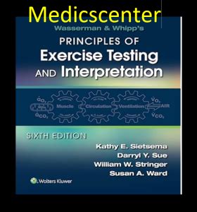 Wasserman Whipp S Principles Of Exercise Testing And Interpretation