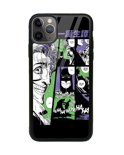 Buy Joker Batman Comic Premium Glass Cover For IPhone 11 Pro Max