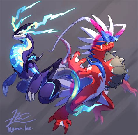 Koraidon And Miraidon Pokemon Drawn By Yamamurale Danbooru