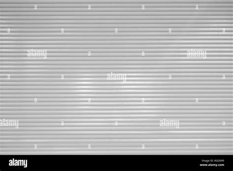 Corrugated Metal Sheetwhite Slide Door Roller Shutter Texture Stock