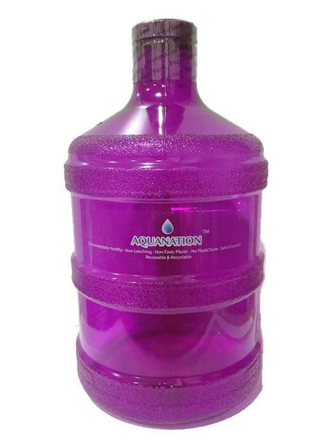 Aquanation Bpa Free Reusable Fda Grade 1 Gallon 128oz Leak Proof Hydration Plastic Drinking