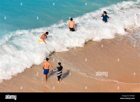 couple turkey beach people stock  couple turkey beach people