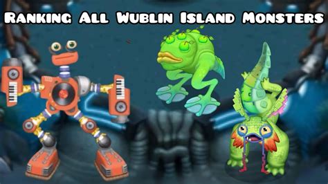 Ranking All Wublin Island Monsters Remastered Rare Wubbox Update