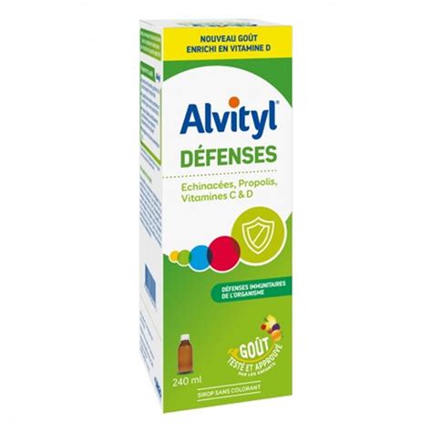 Alvityl Defenses No Sugar Syrup Dietary Supplement Echinacea