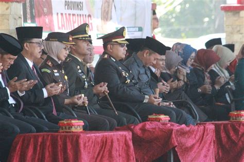 Agus Sartono Bacakan Sejarah Singkat Provinsi Lampung Upacara Hut