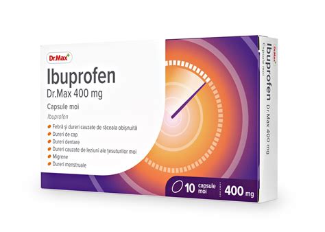 Dr Max Ibuprofen Mg Capsule Moi Dr Max Farmacie