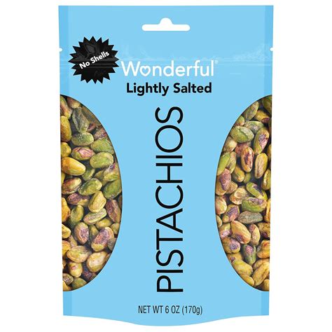 Amazon Wonderful Pistachio Lightly Salted Shelled Pistachios Oz