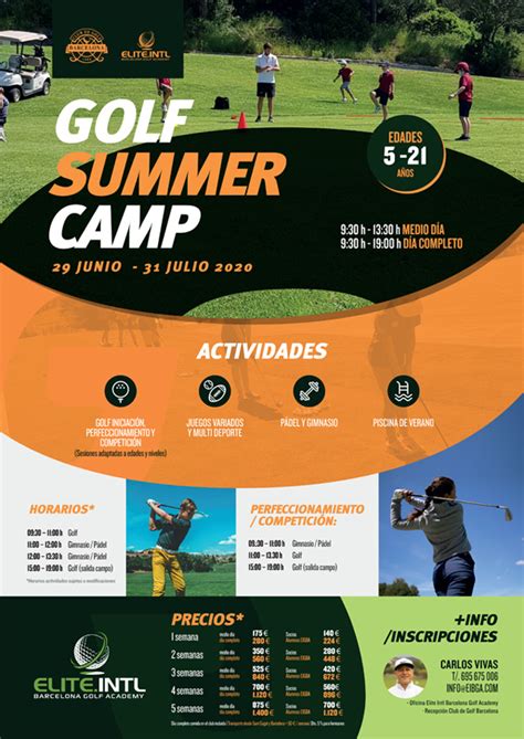 Júniors Inscripciones abiertas al Golf Summer Camp 2020 del 29 de