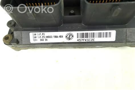 IAW Fiat Punto 188 Engine Control Unit Module ECU 42 58 RRR