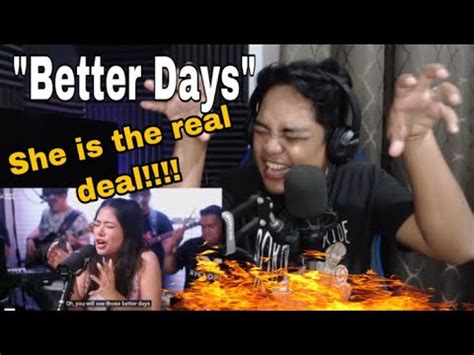 Vocalist Reacts To Gigi De Lana Better Days Dianne Reeves Cover