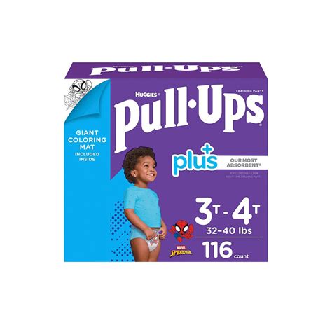 Huggies Pull-Ups Training Pants for Boys Large 3T-4T116-Count ...