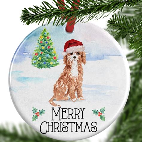 Cavapoo Christmas Ornament