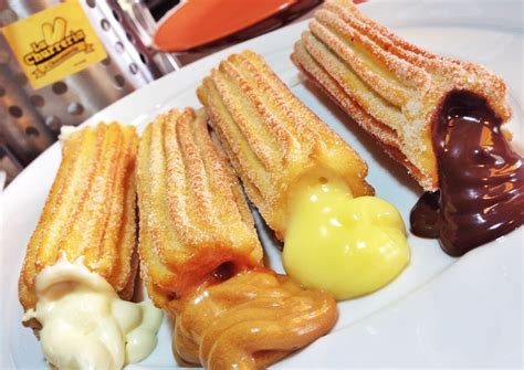 Receta de churros rellenos - Unareceta.com