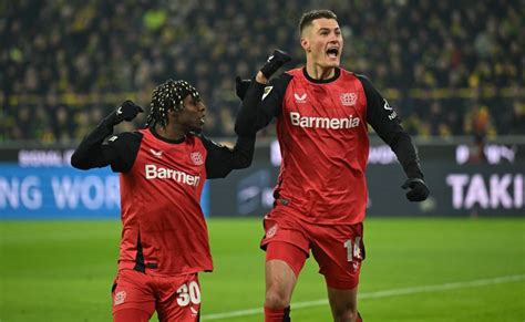 Le Bayer Leverkusen Remporte Un Thriller De 5 Buts Contre Le Borussia