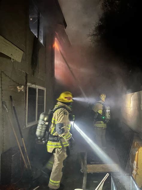 Evening Fire Damages San Bernardino Apartment Complex San Bernardino County Fire Protection