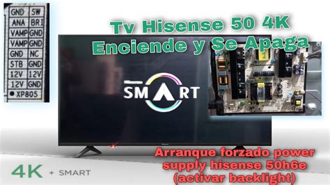 Pantalla Hisense Enciende Y Se Apaga Activar Fuente De Alimentacion